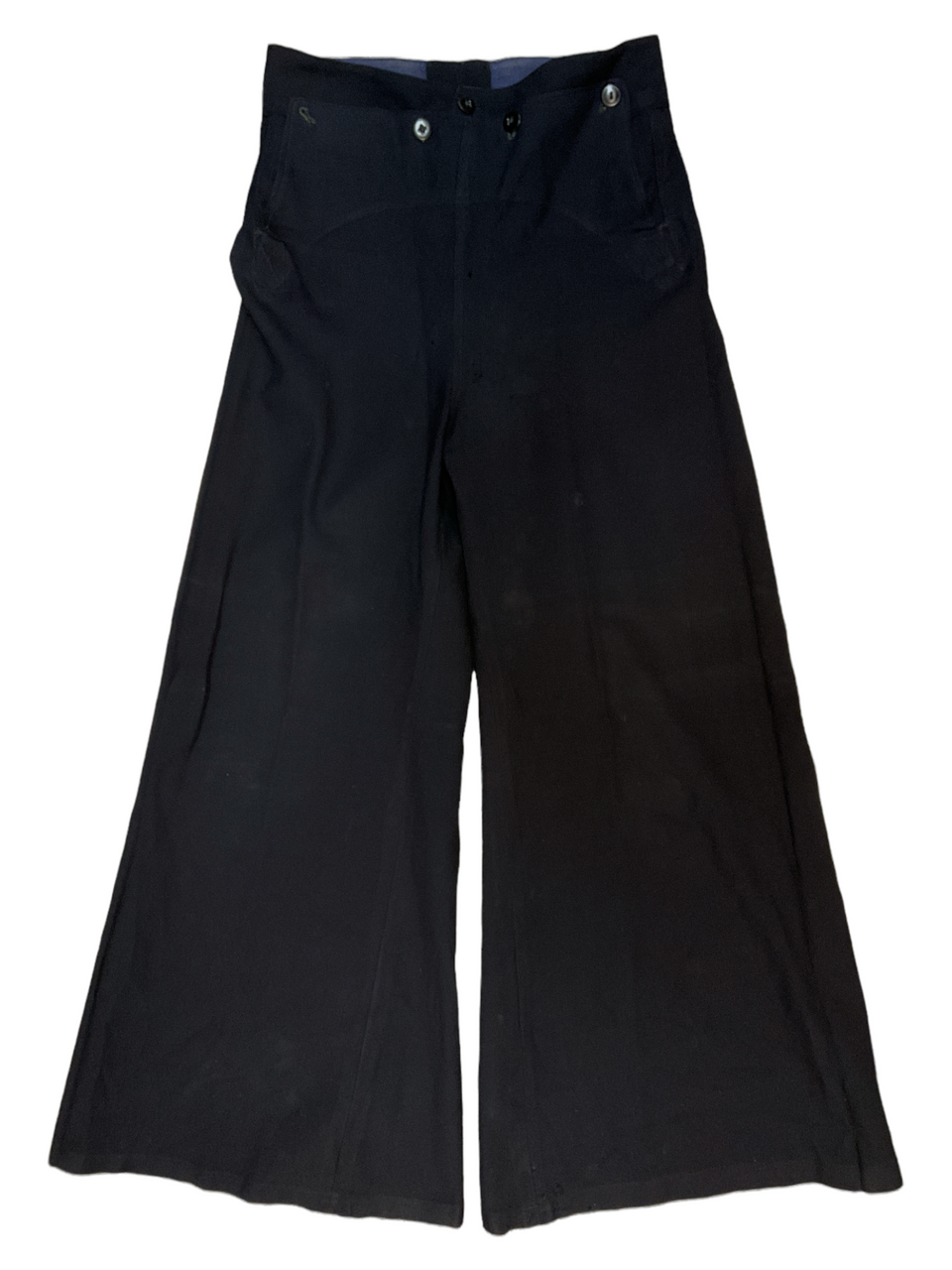 Canadian RCN Navy Blue Bell Bottom Pants Trousers W 30 x L