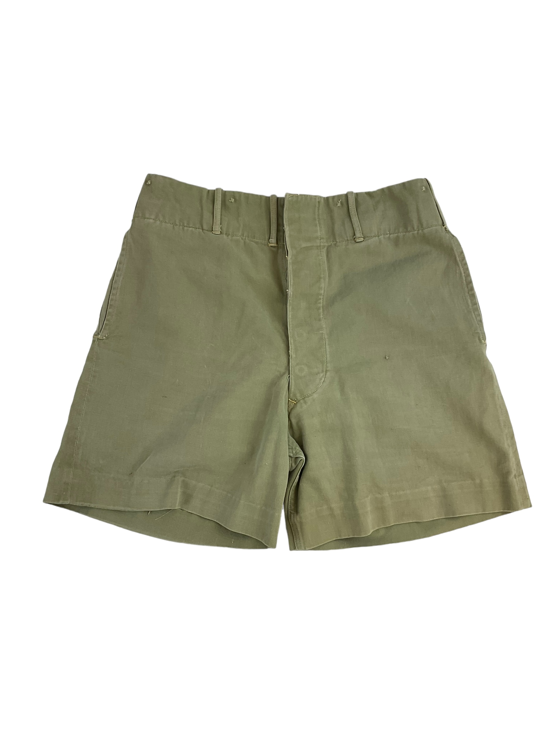 パンツ 1940s Canadian army short pants WW2 Canadian Army Tropical Shorts Size 16 C Broad Arrowed