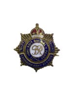 WW2 Canadian RCASC Army Service Corps Lapel Badge