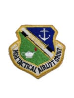 US USAF 143rd Tactical Airlift Group Squadron Crest Patch