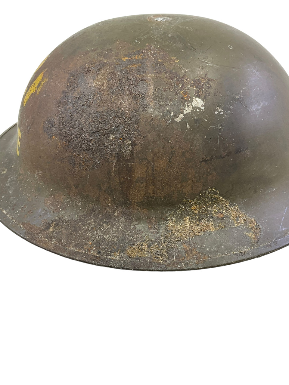 WW2 Canadian Air Raid Protection ARP Police Helmet Shell GSW WW2 Canadian Air Raid Protection ARP Police Helmet Shell GSW