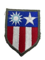 WW2 US USAAF CBI China Burma India Green Edge SSI Sleeve Patch Insignia