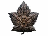 WW1 Canadian CEF 231st Battalion Collar Insignia Single WW1 Canadian CEF 231st Battalion Collar Insignia Single
