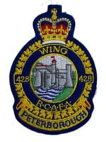 Canadian RCAFA Association 428 Wing Peterborough Crest Patch Vintage