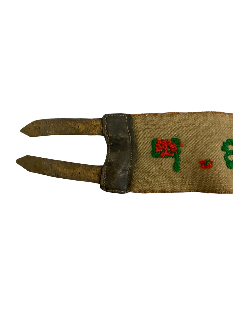 WW1 Italian Patriotic 1914 Dated Embroidered Stable Belt WW1 Italian Patriotic 1914 Dated Embroidered Stable Belt