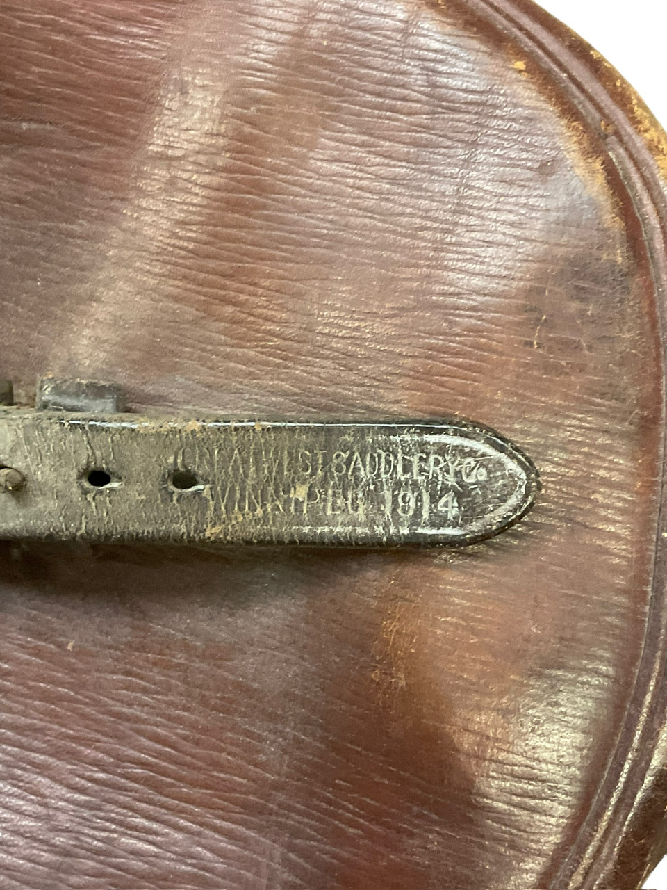 WW1 Canadian CEF Cavalry Saddle Bags Winnipeg 1914 Dated WW1 Canadian CEF Cavalry Saddle Bags Winnipeg 1914 Dated