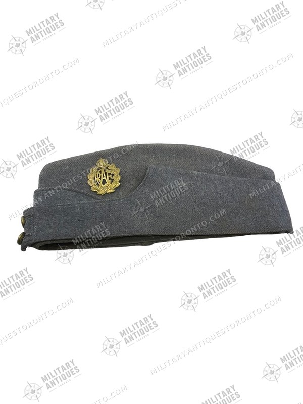 WW2 Canadian RCAF Other Ranks Wedge Cap Size 7 C Broad Arrowed with Cap ...