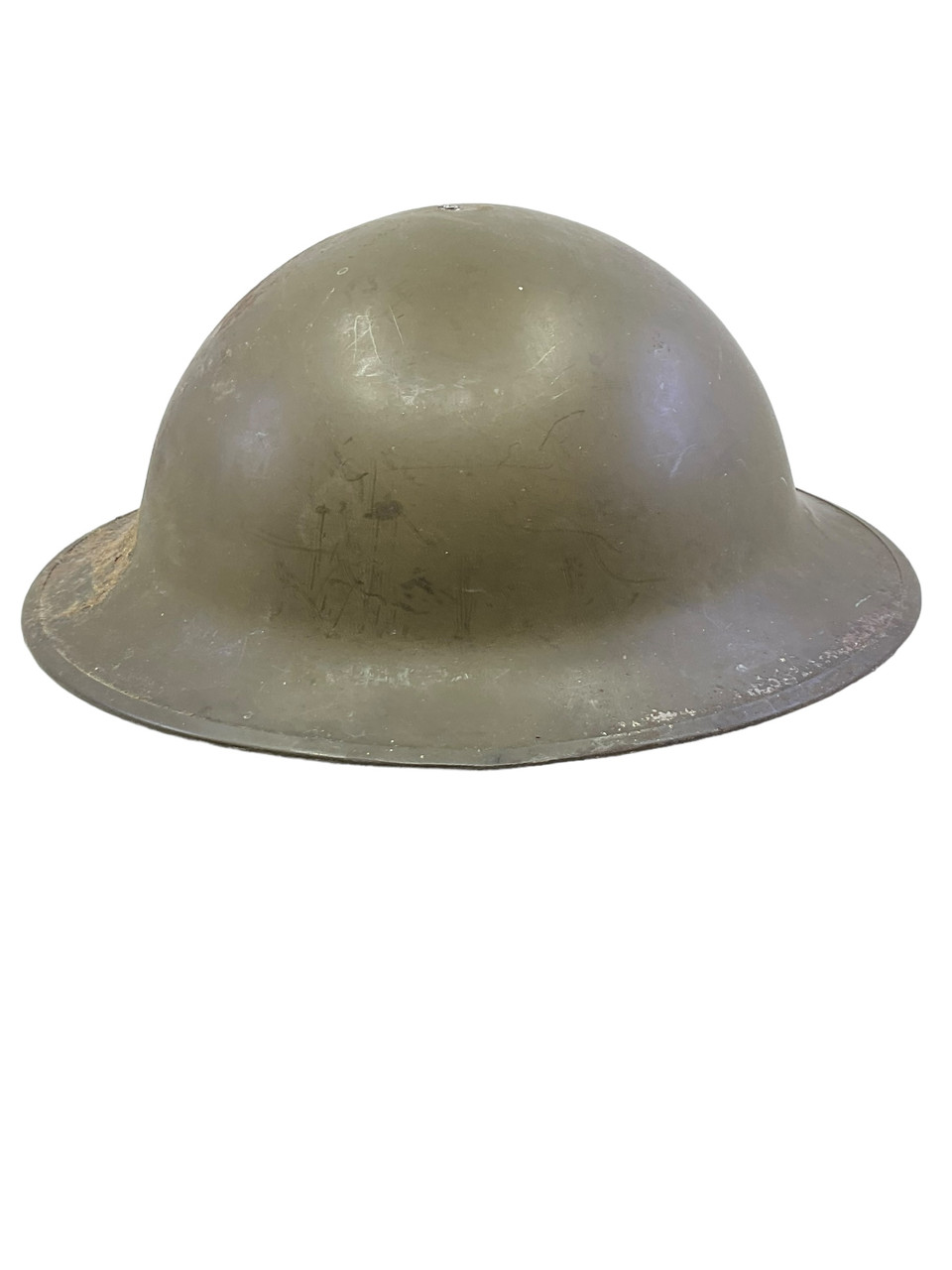 WW2 Canadian Air Raid Protection ARP Police Helmet Shell GSW WW2 Canadian Air Raid Protection ARP Police Helmet Shell GSW