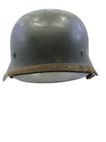 WW2 German Army M42 Single Decal Army Helmet Camouflaged Lot #1827