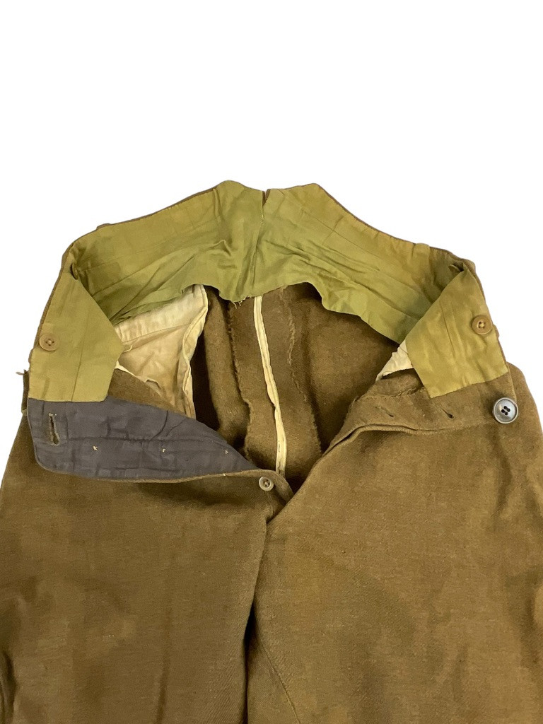 WW1 Canadian Royal Flying Corps Officers Maternity Jacket Boots Pants Grouping Attributed WW1 Canadian Royal Flying Corps Officers Maternity Jacket Boots Pants Grouping Attributed