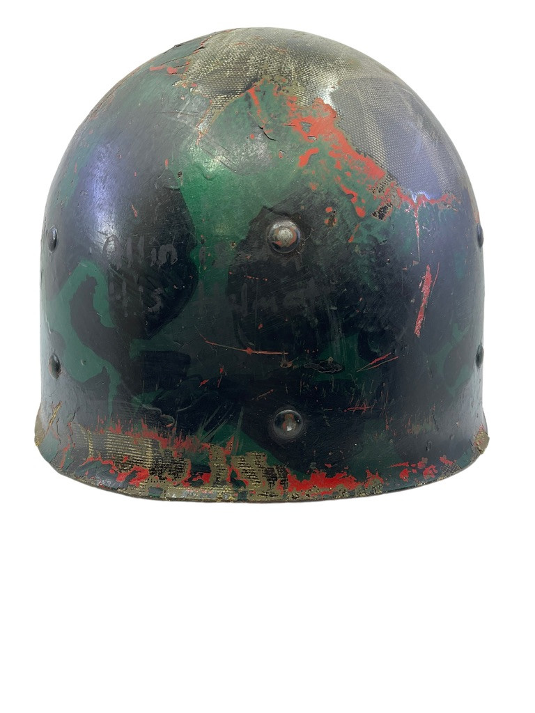 WW2 US Army M1 FS Swivel Bale Steel Helmet McCord with Firestone Liner Manganese Rim Named WW2 US Army M1 FS Swivel Bale Steel Helmet McCord with Firestone Liner Manganese Rim Named