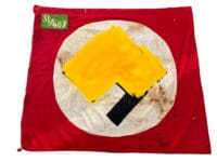 WW2 German Garrison Standard Flag Ortsgruppe 52 X 46 WW2 German Garrison Standard Flag Ortsgruppe 52 X 46