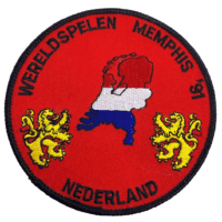 US Nederland Netherlands Worldgames Wereldspelen Memphis 91 Patch US Nederland Netherlands Worldgames Wereldspelen Memphis 91 Patch