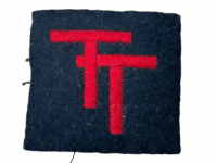 WW2 British TT Tyne Tees Regiment Sleeve Insignia Patch