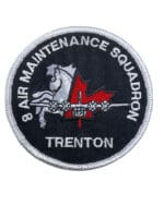 Canadian Forces RCAF 8 AMS Air Maintenance Squadron Trenton Colour Crest Patch Canadian Forces RCAF 8 AMS Air Maintenance Squadron Trenton Colour Crest Patch