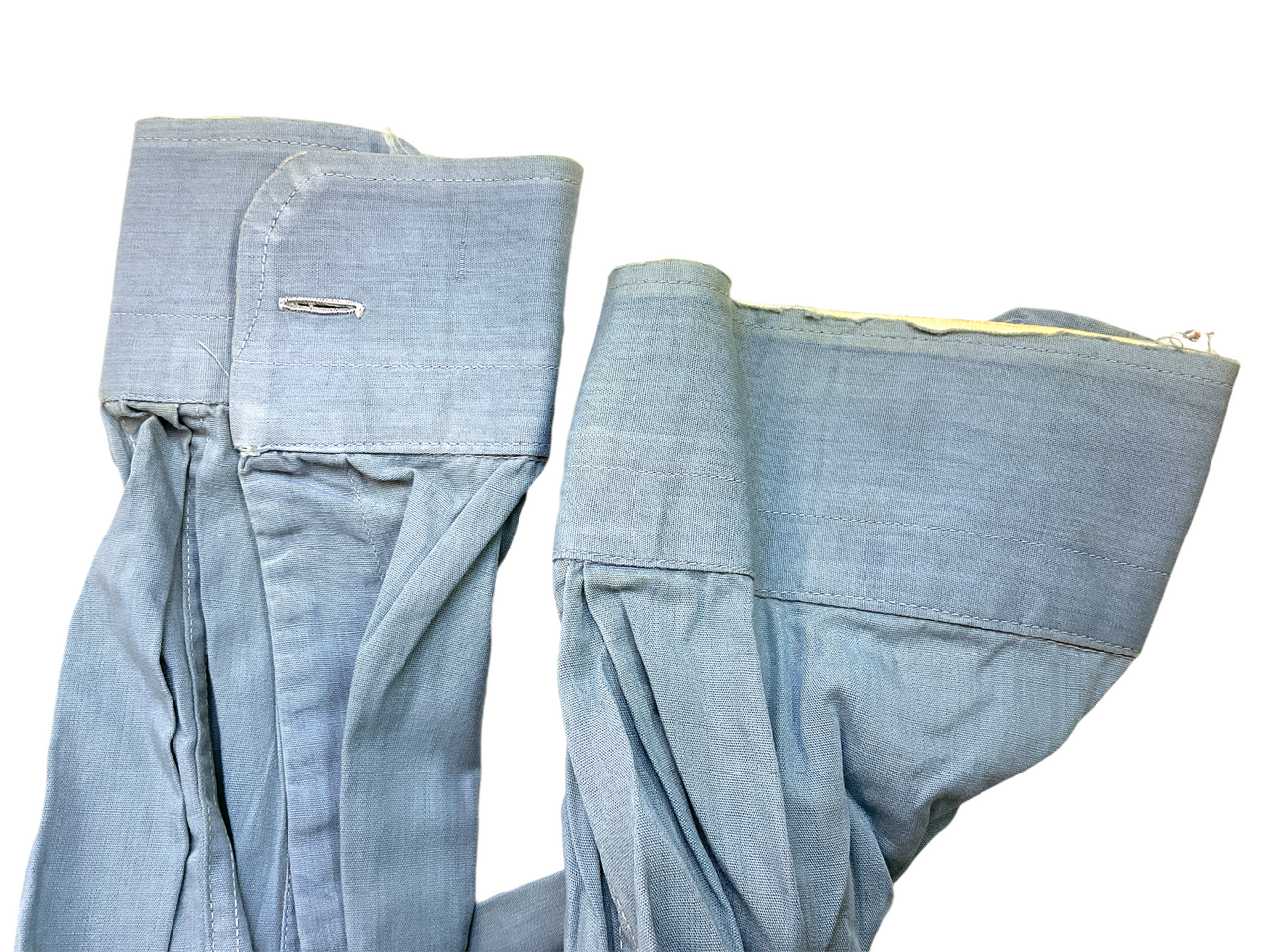 WW2 Canadian British RCAF RAF Blue Cotton Shirt Size Small WW2 Canadian British RCAF RAF Blue Cotton Shirt Size Small