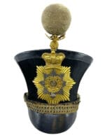 British 1840's era 30th Regiment Officers Bell Top Shako RARE