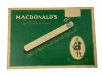 WW2 Canadian Macdonald's Cigarette Packet EMPTY Outer Sleeve
