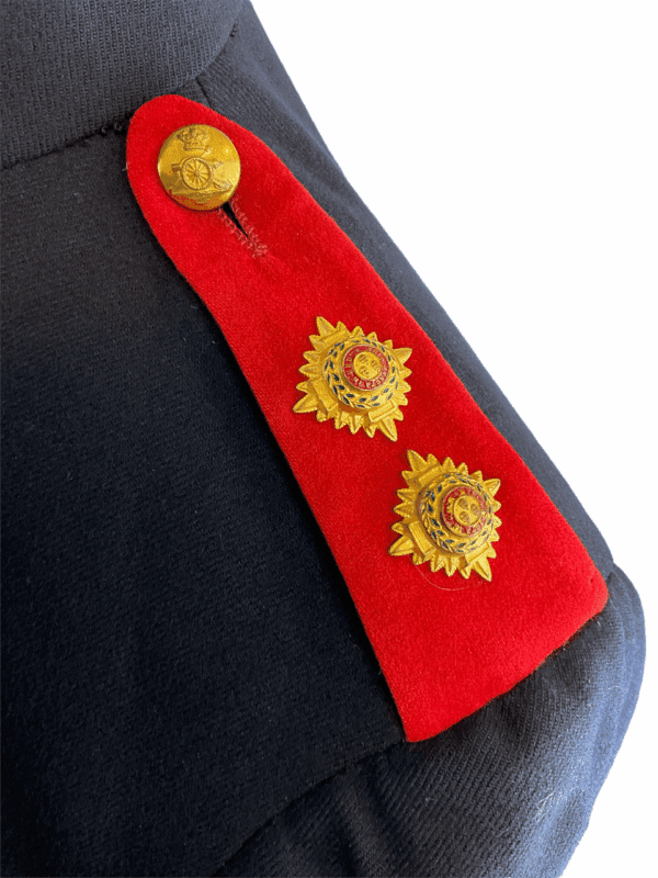 Pre WW1 Canadian RCHA Horse Artillery Officers Patrol Blue Tunic ...