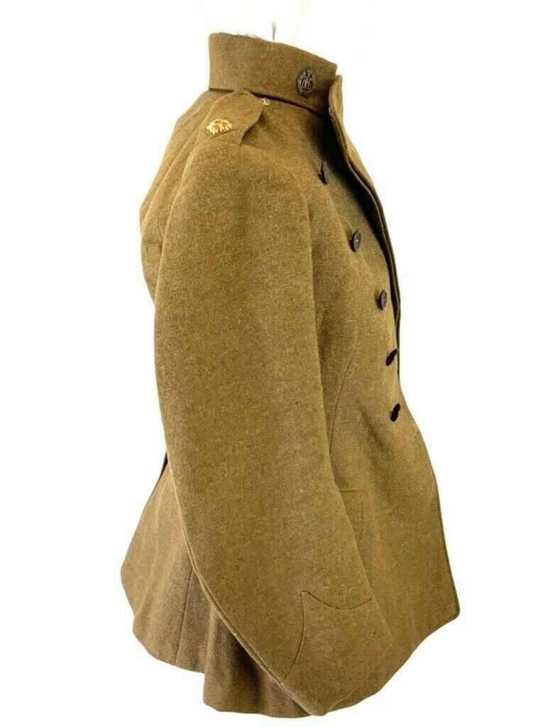 WW1 Canadian RFC Officers Maternity Tunic with Sam Brown Trousers Hat Named WW1 Canadian RFC Officers Maternity Tunic with Sam Brown Trousers Hat Named