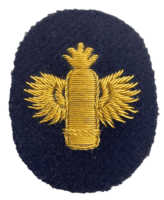 WW2 German Kriegsmarine Navy Coastal Artillery Sleeve Insignia Patch