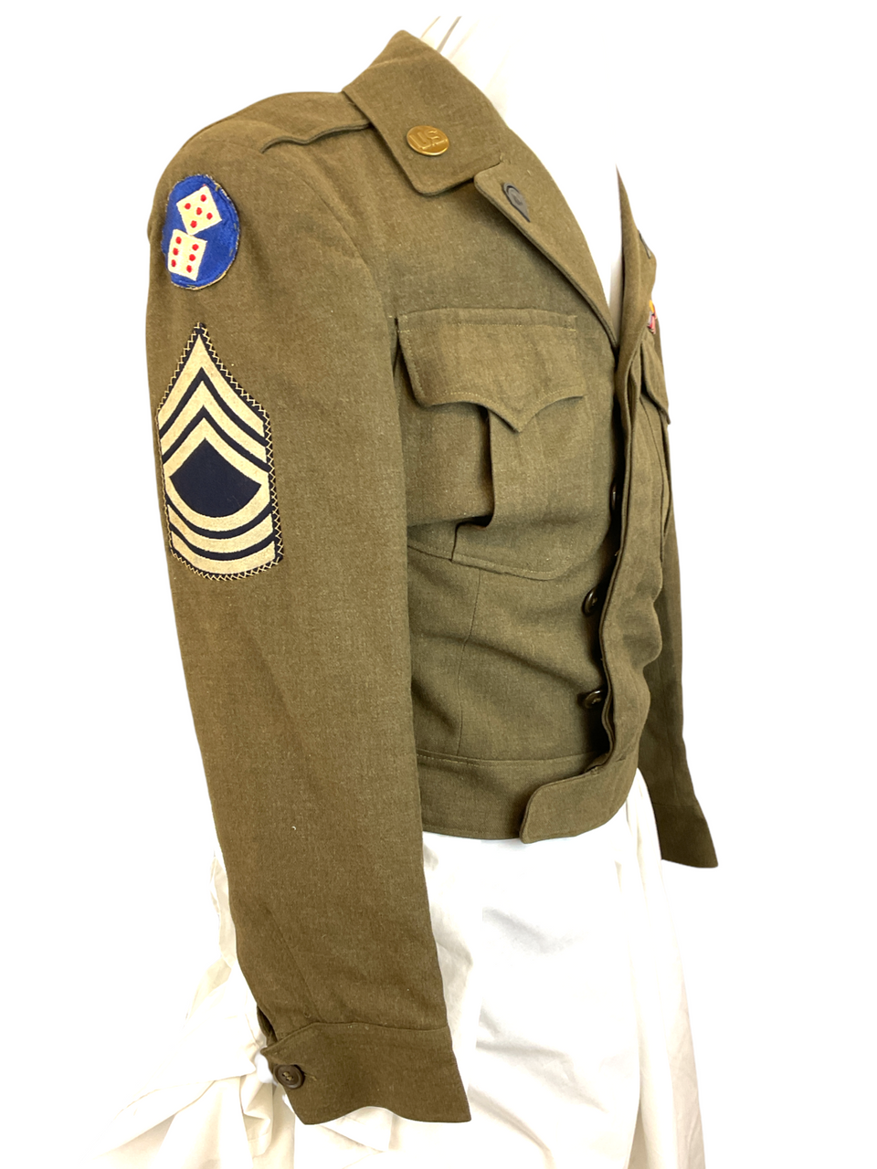 WW2 US 8th Army 11th Corps Ike Jacket 36S 1945 Dated WW2 US 8th Army 11th Corps Ike Jacket 36S 1945 Dated