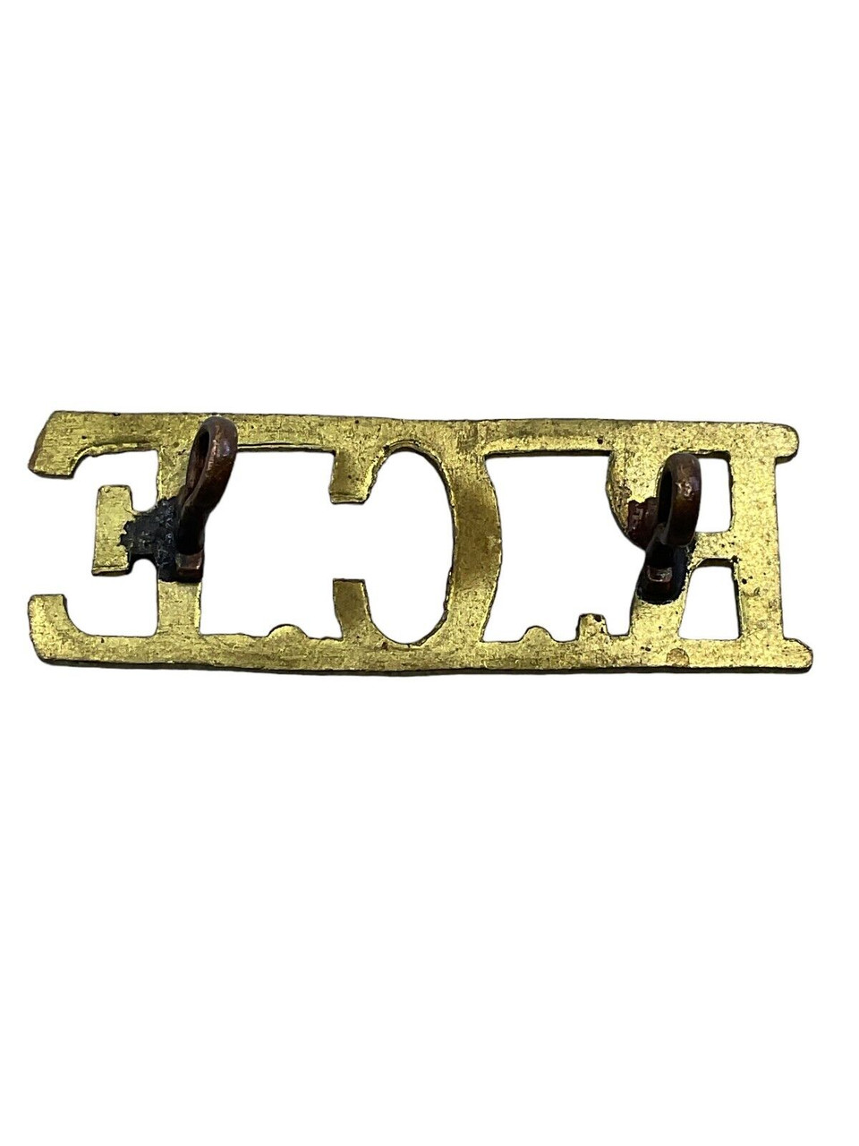 Royal Canadian Engineers RCE Shoulder Title Metal Insignia Single Royal Canadian Engineers RCE Shoulder Title Metal Insignia Single