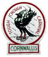 Royal Canadian Navy RCN HMCS Cornwallis Tough Cough Carnival Jacket Patch
