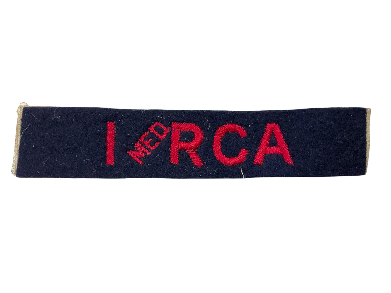 WW2 Canadian Artillery 1st MED RCA Slip On Shoulder Patch WW2 Canadian Artillery 1st MED RCA Slip On Shoulder Patch