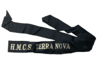 Canadian RCN Navy HMCS Terra Nova Full Length Cap Tally Canadian RCN Navy HMCS Terra Nova Full Length Cap Tally