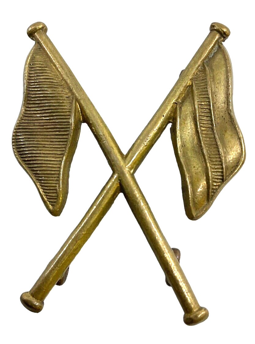 WW1 Canadian British CEF BEF Signals Brass Trade Insignia WW1 Canadian British CEF BEF Signals Brass Trade Insignia