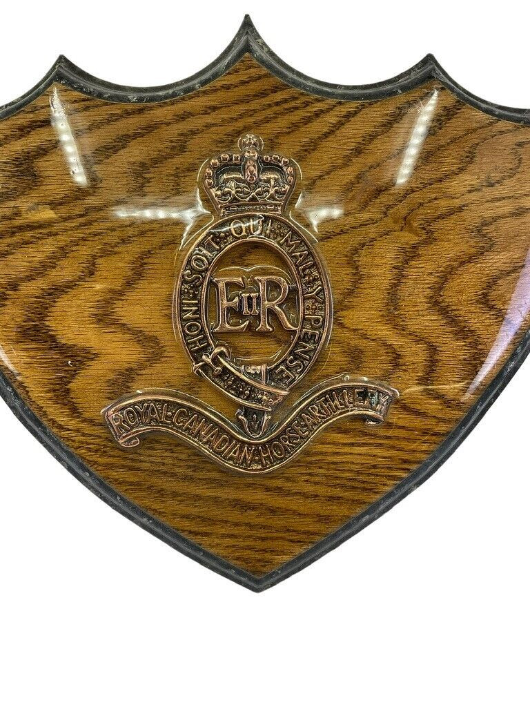 Canadian Forces RCHA Horse Artillery Wood Plaque 12 X 9 Canadian Forces RCHA Horse Artillery Wood Plaque 12 X 9