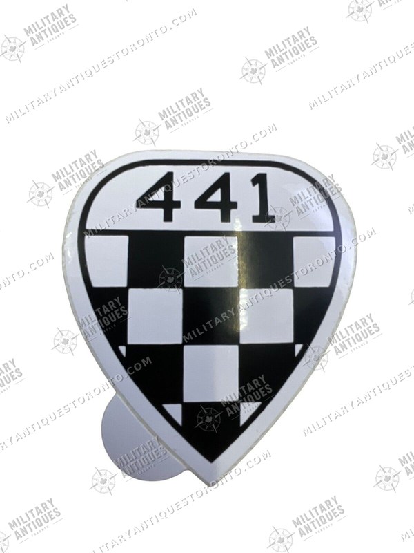 Canadian Forces RCAF 441 Squadron Checkerboard Sticker - Military ...