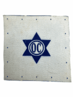 WW2 British Canadian RN RCN Navy Officers Cook Canvas Trade Badge