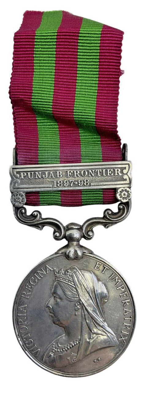 British India General Service Medal Surgeon Major Clement Mallins Full Size British India General Service Medal Surgeon Major Clement Mallins Full Size