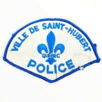 Canadian Ville De Saint Hubert Quebec Police Patch Obsolete