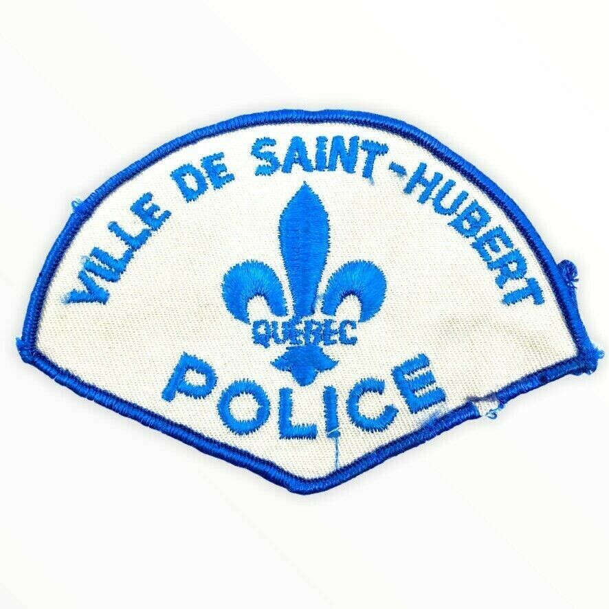 Canadian Ville De Saint Hubert Quebec Police Patch Obsolete Canadian Ville De Saint Hubert Quebec Police Patch Obsolete