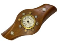 WW2 Canadian British Trench Art Propeller Clock & Coins