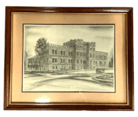 Canadian Guelph Armoury 1987 Dated Framed Print 15 x 12 Inch Canadian Guelph Armoury 1987 Dated Framed Print 15 x 12 Inch