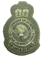Canadian Forces RCAF 1 CAD Air Division Squadron Heraldic OD Green Crest Patch