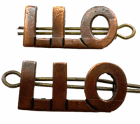 WW1 Canadian CEF 110th Shoulder No. Insignia Pair WW1 Canadian CEF 110th Shoulder No. Insignia Pair