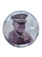 US Navy USS Pueblo Commander Lloyd Mark Pete Bucher Reunion Button 3