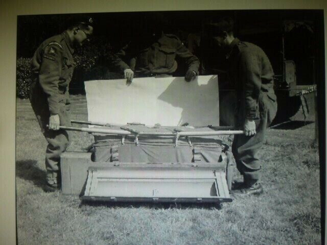 WW2 British Airborne Para Carrying Equipment Original Negative #91 WW2 British Airborne Para Carrying Equipment Original Negative #91