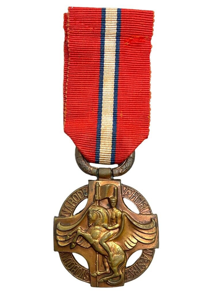 WW1 Czech Czechoslovak Revolutionary Cross Medal 1918 Full Size WW1 Czech Czechoslovak Revolutionary Cross Medal 1918 Full Size