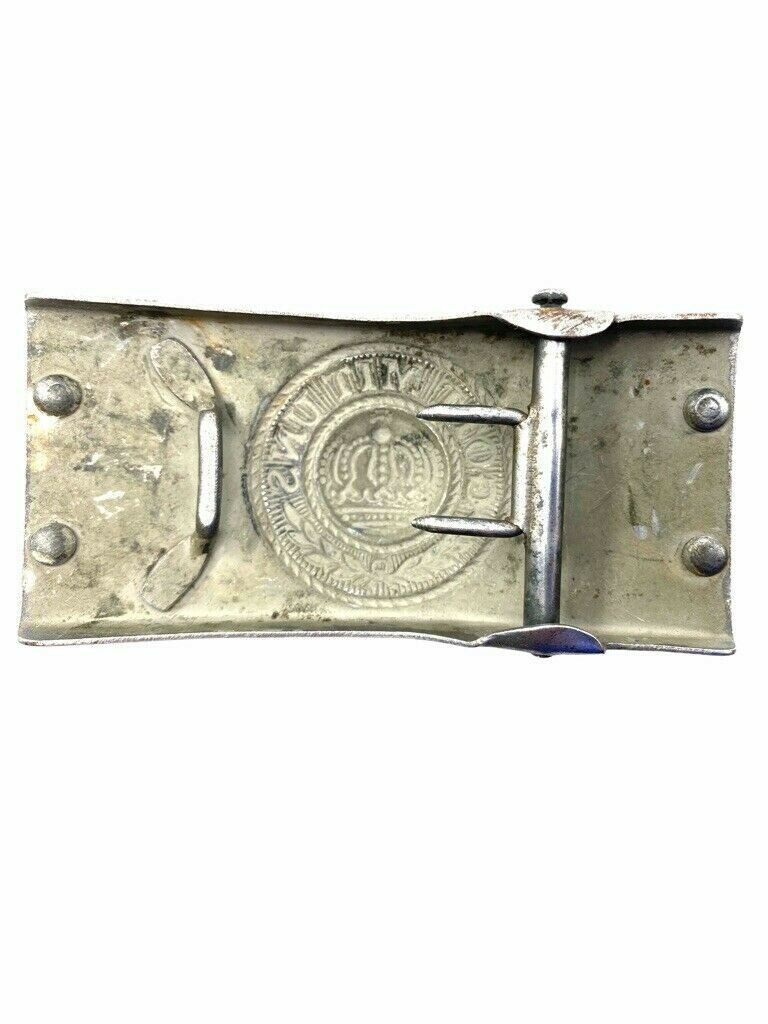WW1 Imperial German Prussian M15 Telegraphist Belt Buckle Feldgrau WW1 Imperial German Prussian M15 Telegraphist Belt Buckle Feldgrau
