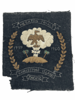 British Christmas Island Megaton Trials Atomic Bomb 1959-60 Blazer Crest Vintage