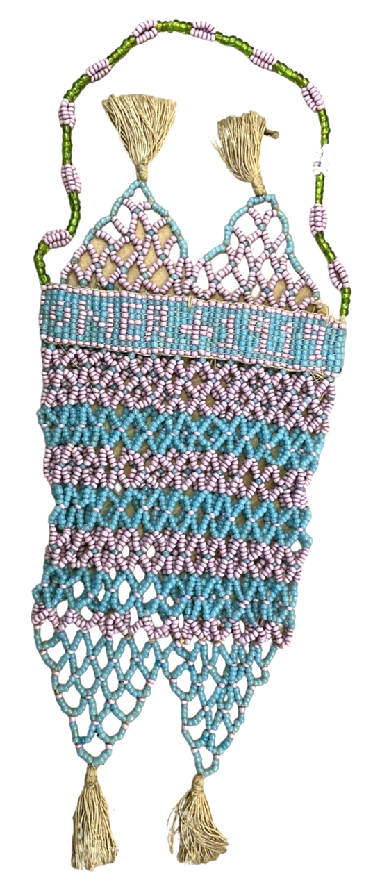 WW1 British Canadian BEF Turkish POW Prisoner Beadwork Purse 11 Inches 3 WW1 British Canadian BEF Turkish POW Prisoner Beadwork Purse 11 Inches 3