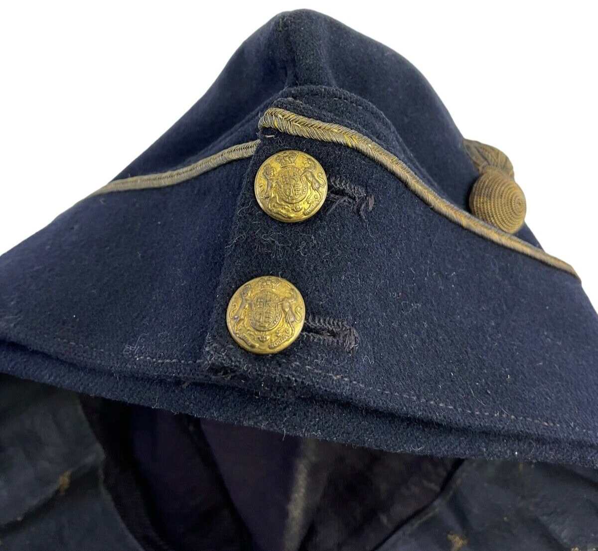 Victorian British Royal Artillery Officers Torin Wedge Cap With Bullion Insignia Victorian British Royal Artillery Officers Torin Wedge Cap With Bullion Insignia