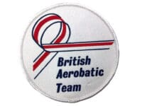 British Aerobatic Team RAF Colour Crest Patch Vintage
