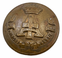 WW2 British The Princess of Wales' Own Regiment Large Jacket Button